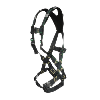 MSA EVOTECH Arc Flash Harness w/Back D-Ring - Quick-Connect leg straps - Shoulder Padding - X-Small (XSM) - 10150143