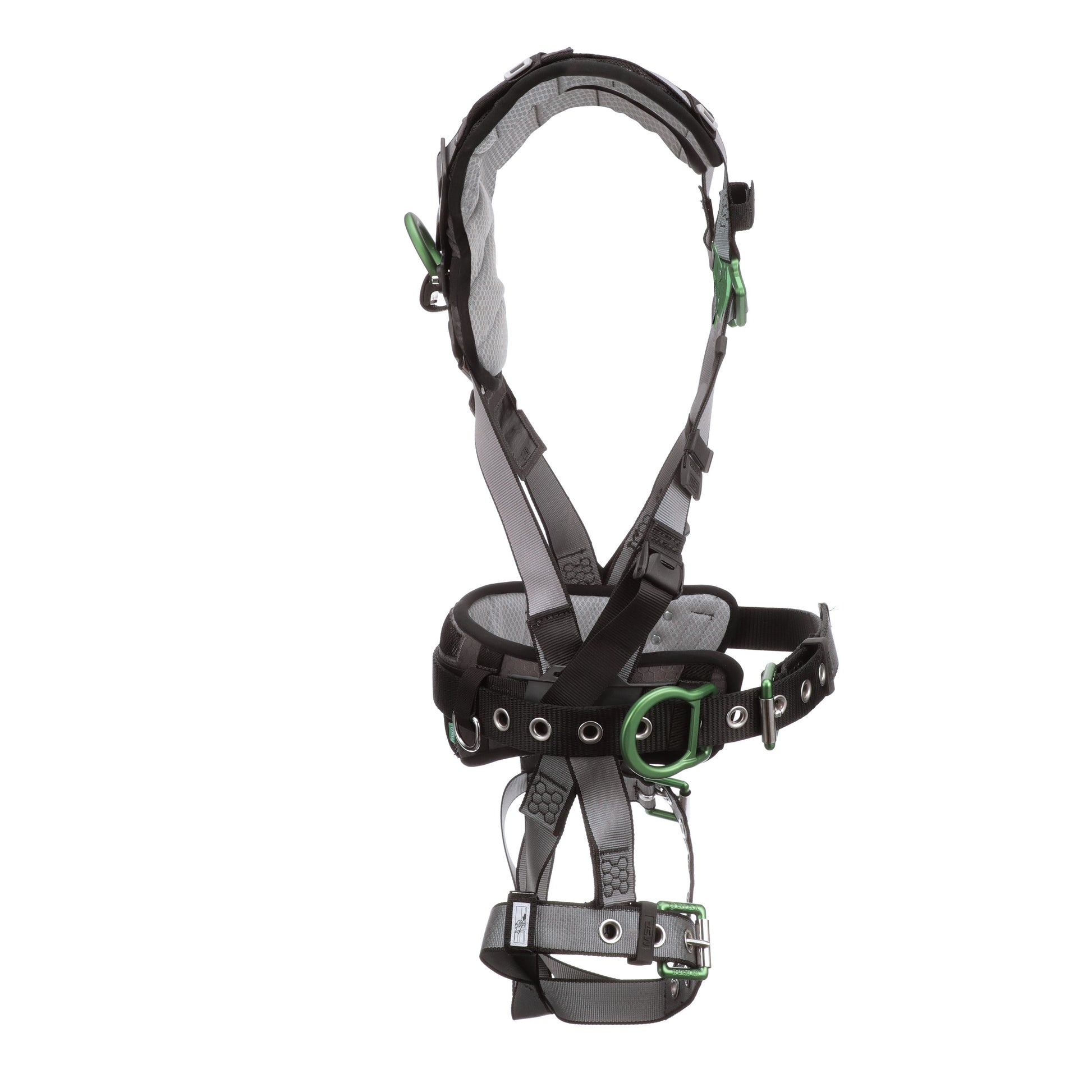 MSA V-FIT Construction Harness w/Back & Side D-Rings - Tongue Buckle Leg Straps - Shoulder Padding - Standard - 10195149