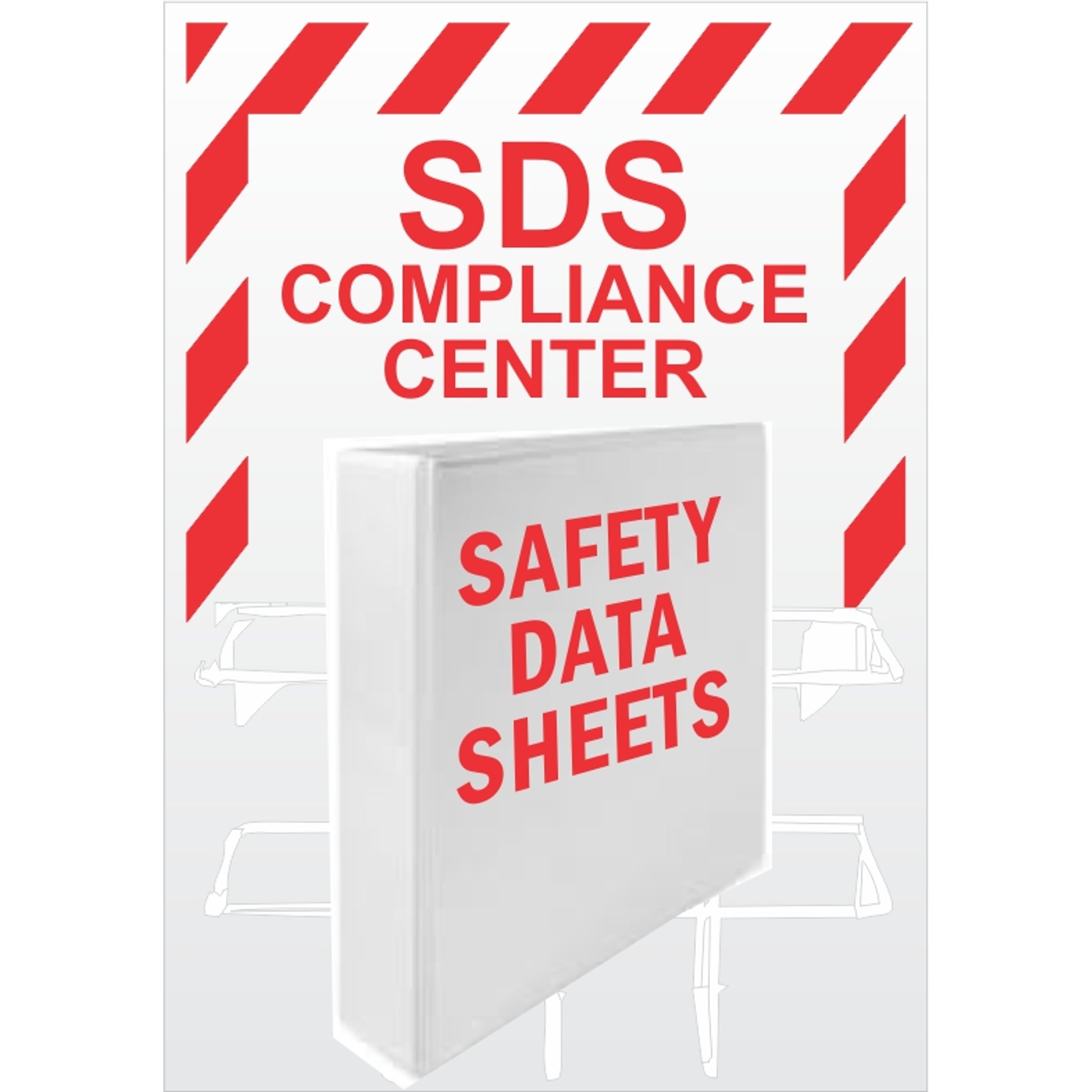 SAFETY DATA SHEET CENTER WITH 2’’ RING HARD S.D.S.WHITE BINDER - SAFETY DATA SHEET CENTER WITH 2’’ RING HARD S.D.S.WHITE BINDER, 24 X 18, PVC