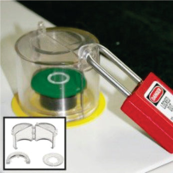 MASTER LOCK ELECTRICAL LOCK OUT- REMOVABLE PUSH BUTTON AND ROTARY SWITCH COVER