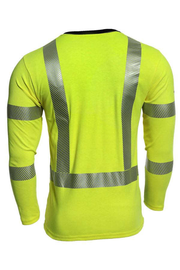 DRIFIRE FR Hi-Vis Long Sleeve Hybrid T-Shirt Class 3 - TEEY2LSHC301