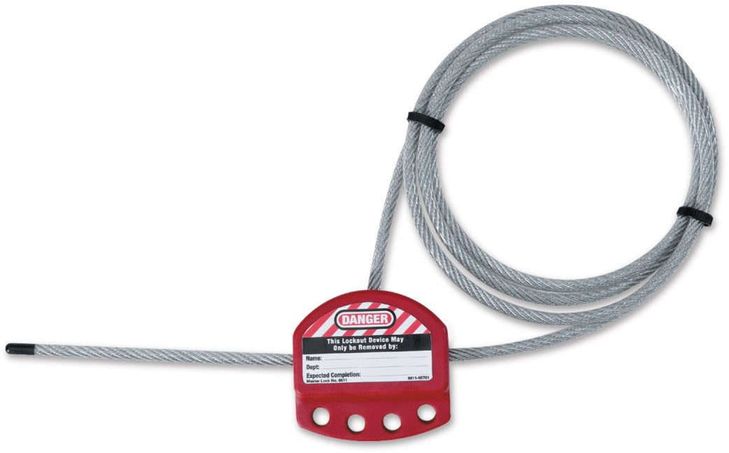 VALVE LOCKOUT ADJUSTABLE CABLE - VALVE LOCKOUT ADJUSTABLE CABLE, 6 FOOT CORD,