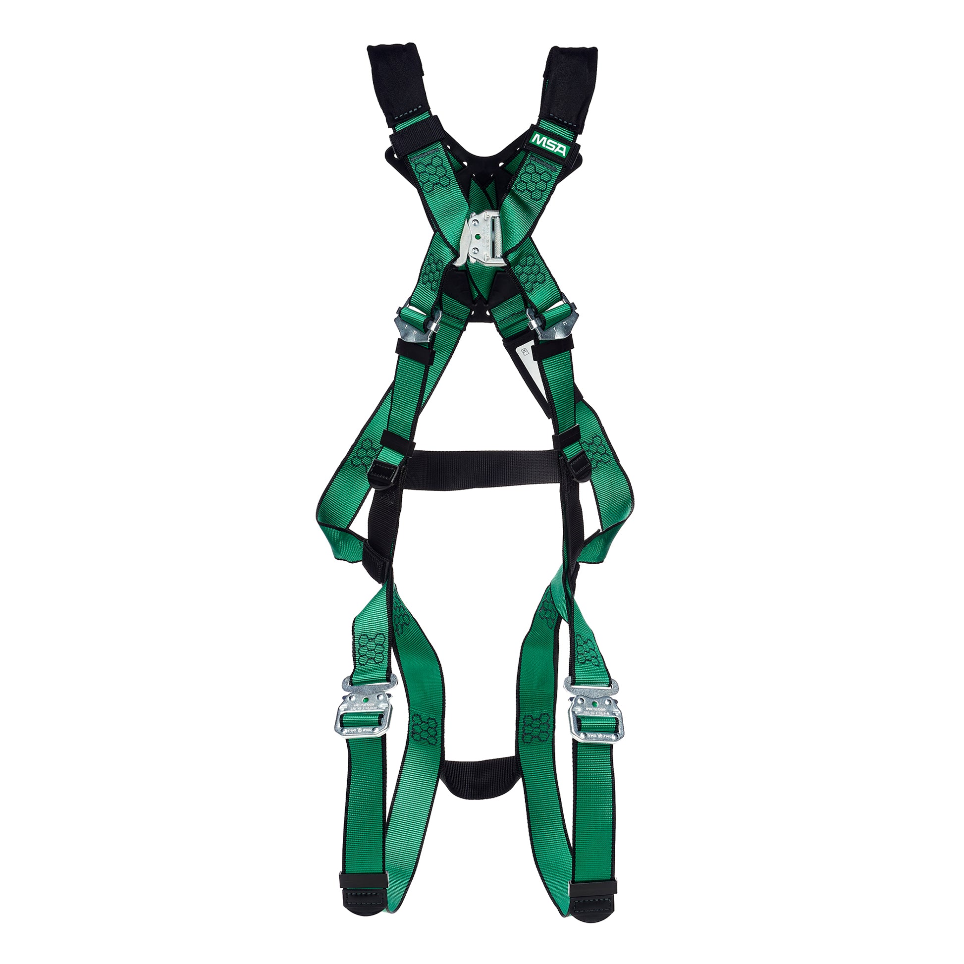 MSA V-FORM+ Harness w/Back D-Ring - Quick Connect Leg Straps - Standard - 10206133