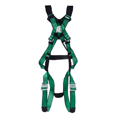 MSA V-FORM+ Harness w/Back D-Ring - Quick Connect Leg Straps - Standard - 10206133