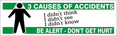 3 CAUSES OF ACCIDENTS IN DIDN’T THINK I DIDN’T SEE