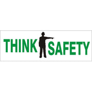 THINK PERSON SAFETY - THINK PERSON SAFETY, 48x120, Banner