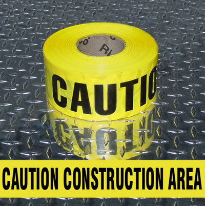 BARRICADE TAPE - CAUTION CONSTRUCTION AREA