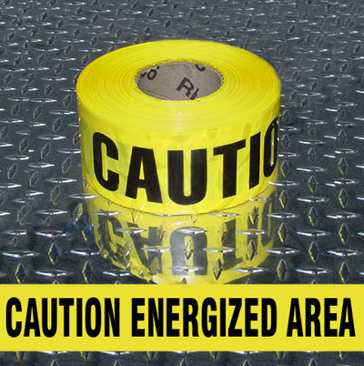 BARRICADE TAPE - CAUTION ENERGIZED AREA