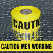 BARRICADE TAPE - CAUTION MEN WORKING - BARRICADE TAPE - CAUTION MEN WORKING, 3x1000,