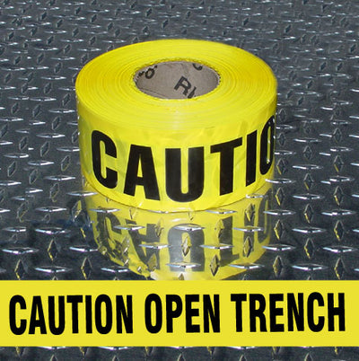 BARRICADE TAPE - CAUTION OPEN TRENCH