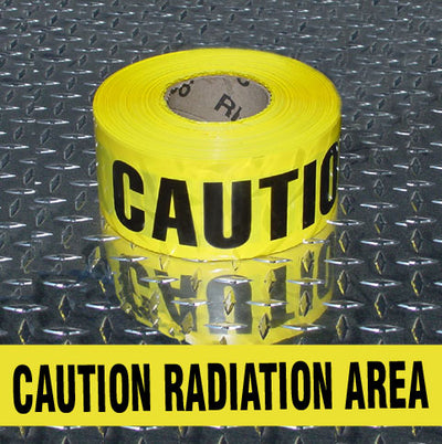 BARRICADE TAPE - CAUTION RADIATION AREA