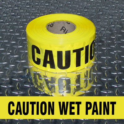 BARRICADE TAPE - CAUTION WET PAINT