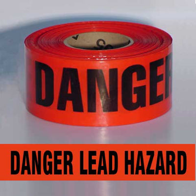 BARRICADE TAPE - DANGER LEAD HAZARD