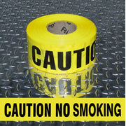 BARRICADE TAPE - CAUTION NO SMOKING - BARRICADE TAPE - CAUTION NO SMOKING, 3x1000,