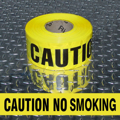 BARRICADE TAPE - CAUTION NO SMOKING
