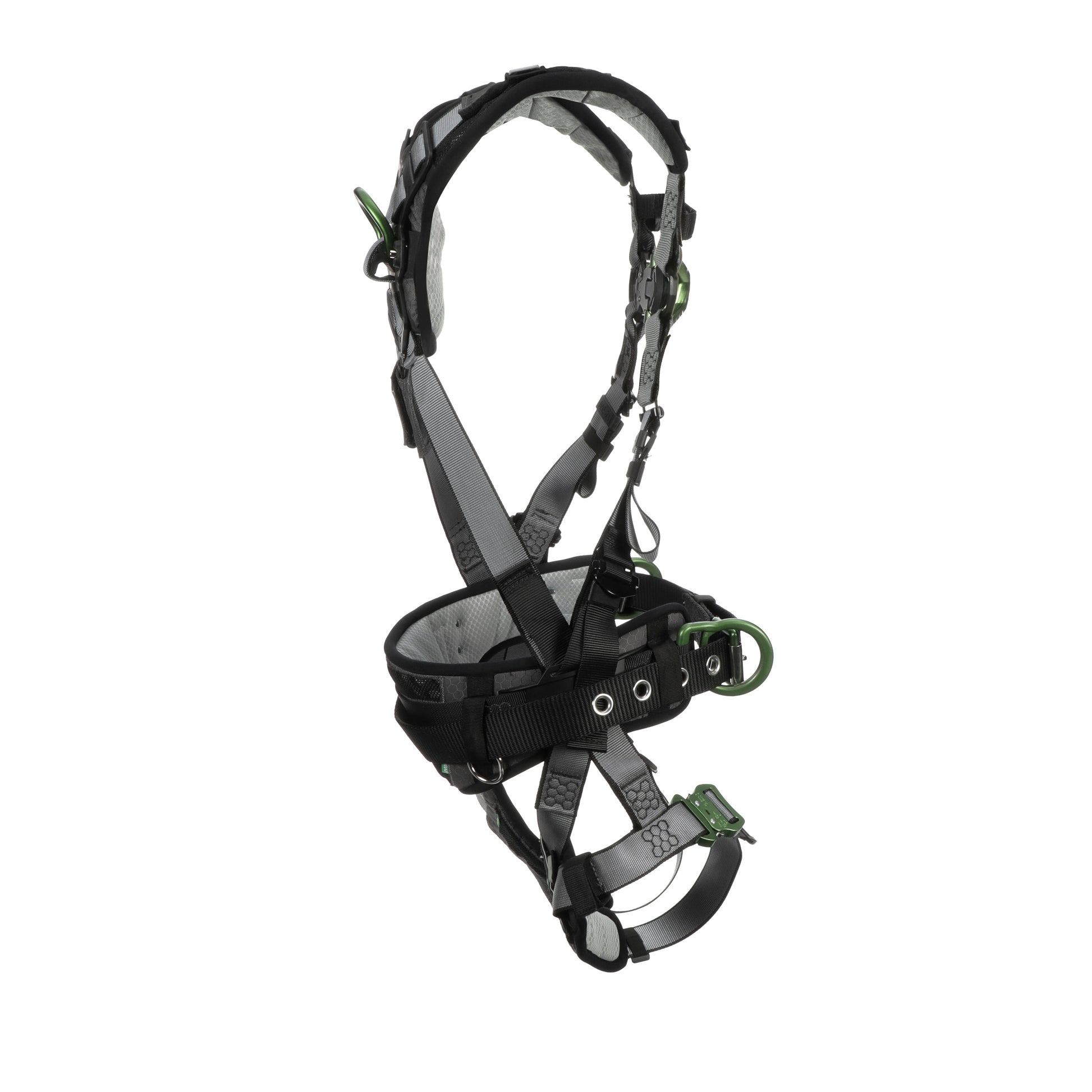 MSA V-FIT Construction Harness w/Back & Side D-Rings - Quick-Connect Leg Straps - Shoulder & Leg Padding - Extra Small - 10195164