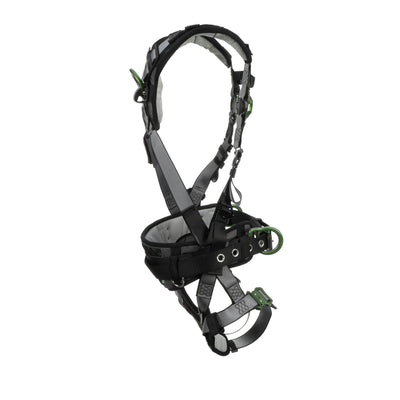 MSA V-FIT Construction Harness w/Back & Side D-Rings - Quick-Connect Leg Straps - Shoulder & Leg Padding - Extra Large - 10195166