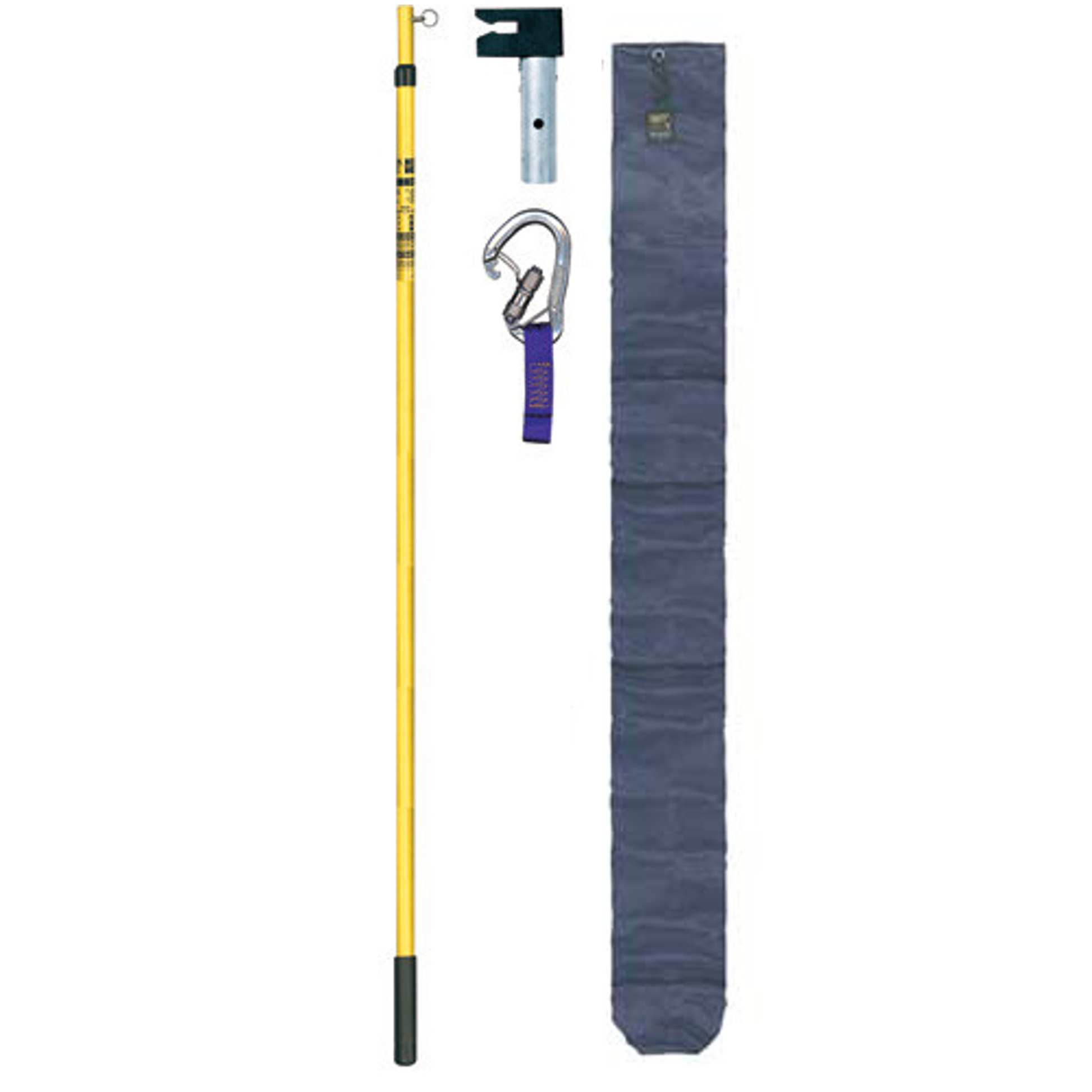 MSA Adjustable Fiberglass Reach Rescue Pole - 8 ft. to 24ft. - SFP675012
