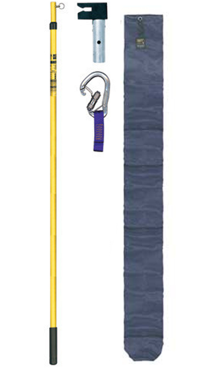 MSA Adjustable Fiberglass Reach Rescue Pole - 8 ft. to 24ft. - SFP675012