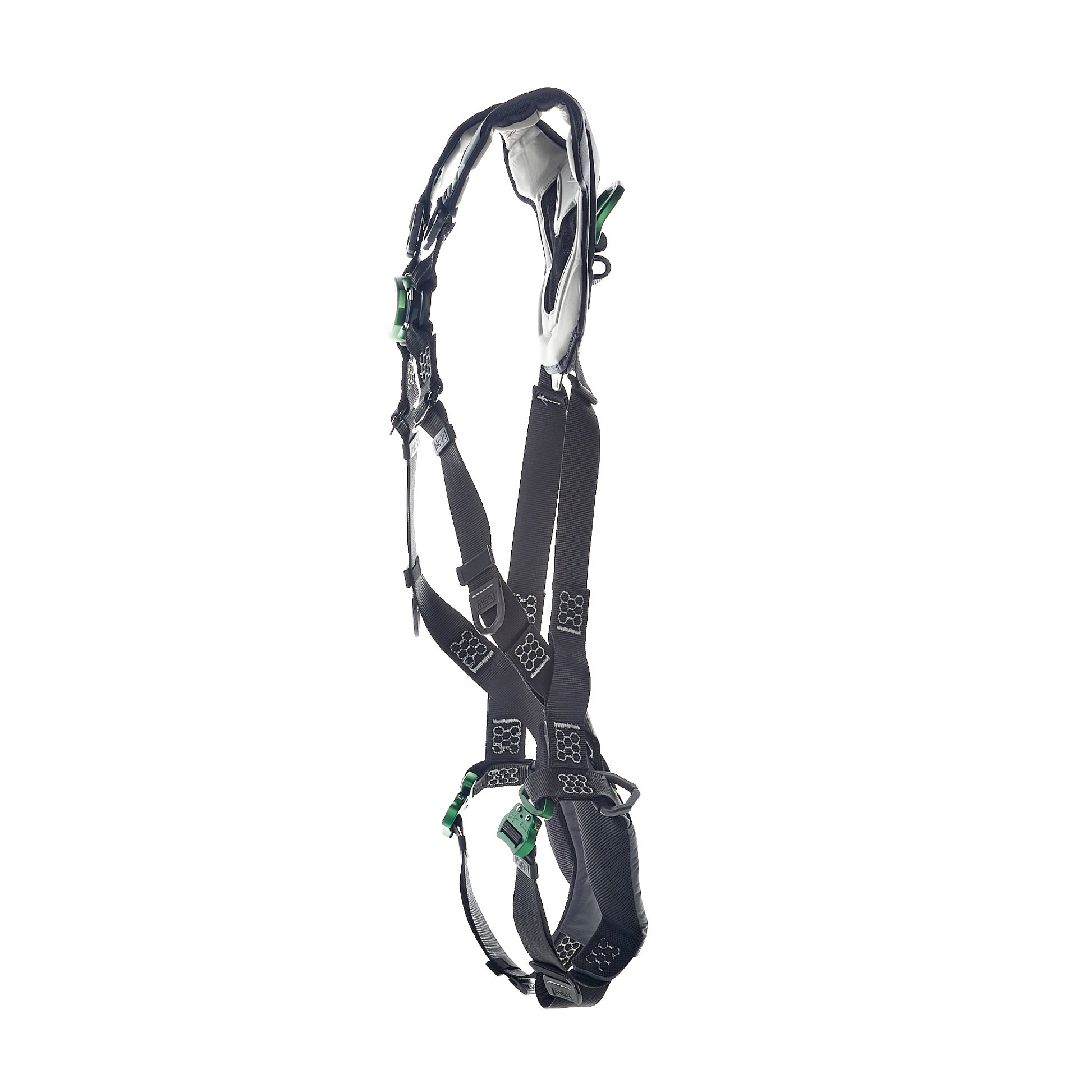 MSA V-FLEX Harness w/Back & Front D-Rings - Quick Connect Leg Straps - Extra Small - 10211316