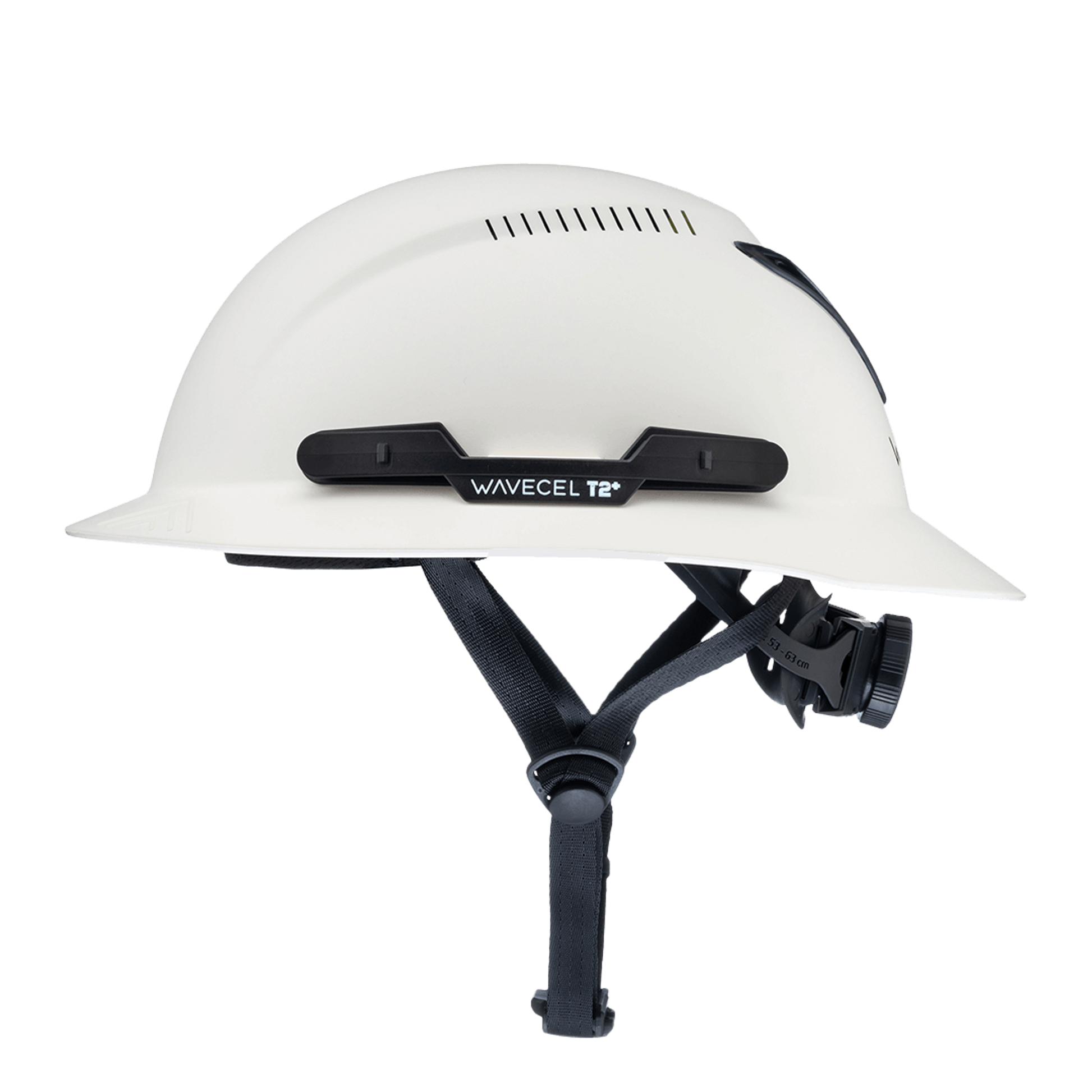 Hardknock Resolve - Full Brim - Class C - Type 2 Safety Helmet - Vented - White - 100-0-100