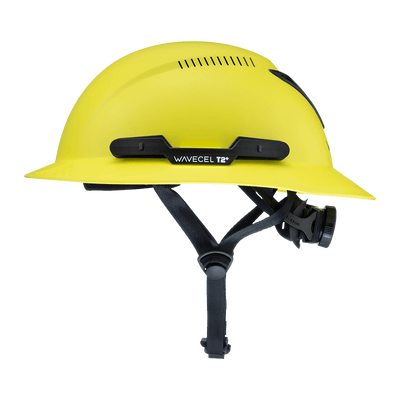 Hardknock Resolve - Full Brim - Class C - Type 2 Safety Helmet - Vented - Yellow - 100-0-730