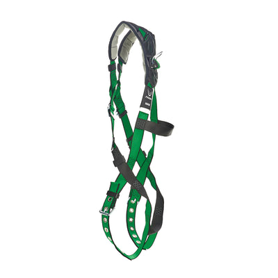 MSA V-FORM+ Harness w/Back D-Ring - Tongue Buckle Leg Straps - Super Extra Large - 10206087