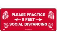 Social Distancing Floor Signs & More