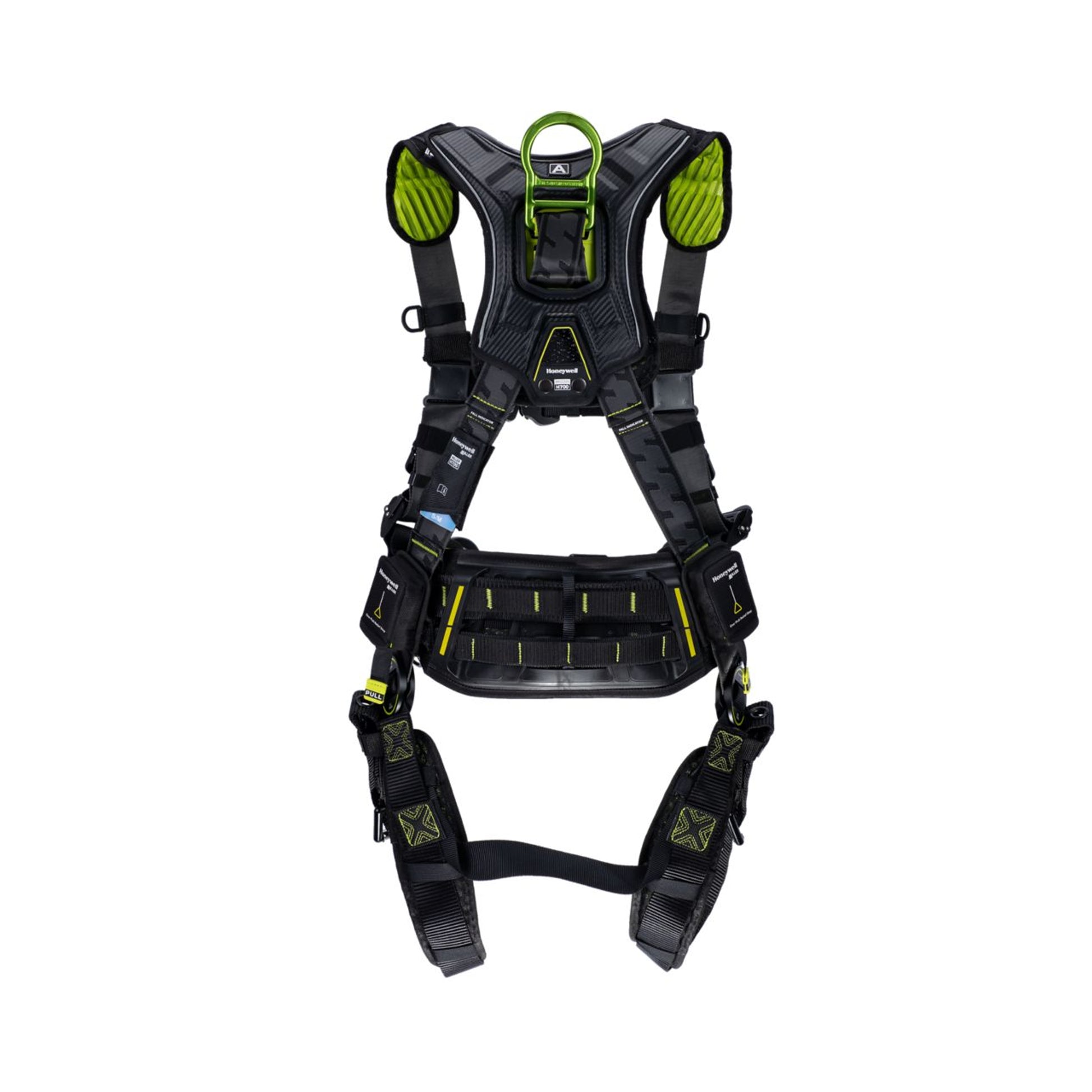 Miller H700 Construction Comfort 3 Point Harness w/ Tongue Buckle Leg Buckles and QC Chest Buckles H7CC1A2 - Size UNIV