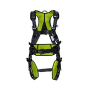 Miller H700 Construction Comfort 2 Point Harness w/ Tongue Buckle Leg Buckles and QC Chest Buckles H7CC2A2 - Size UNIV