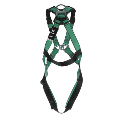 MSA V-FORM Harness w/Back D-Ring - Qwik-Fit Leg Straps - Standard - 10197196