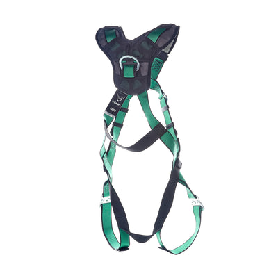 MSA V-FORM+ Harness w/Back & Front D-Rings - Quick Connect Leg Straps - Extra Large - 10206110