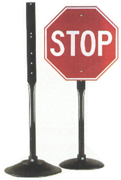 PORTABLE SIGN BASE AND POST