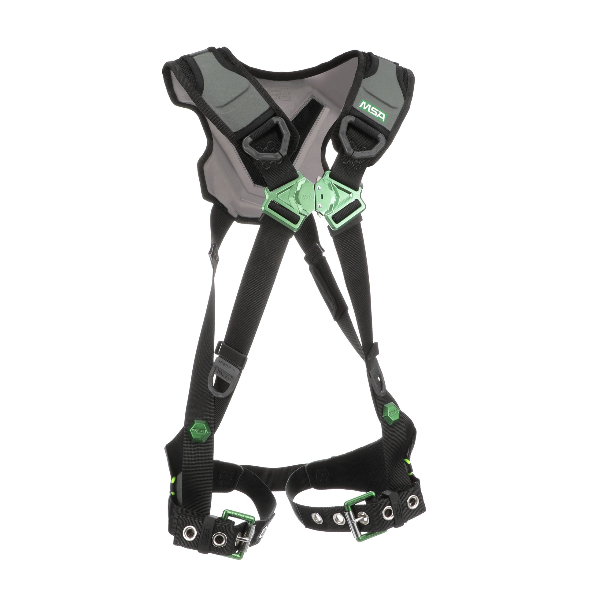 MSA V-FLEX Harness w/Back D-Ring - Tongue Buckle Leg Straps - Standard - 10239984