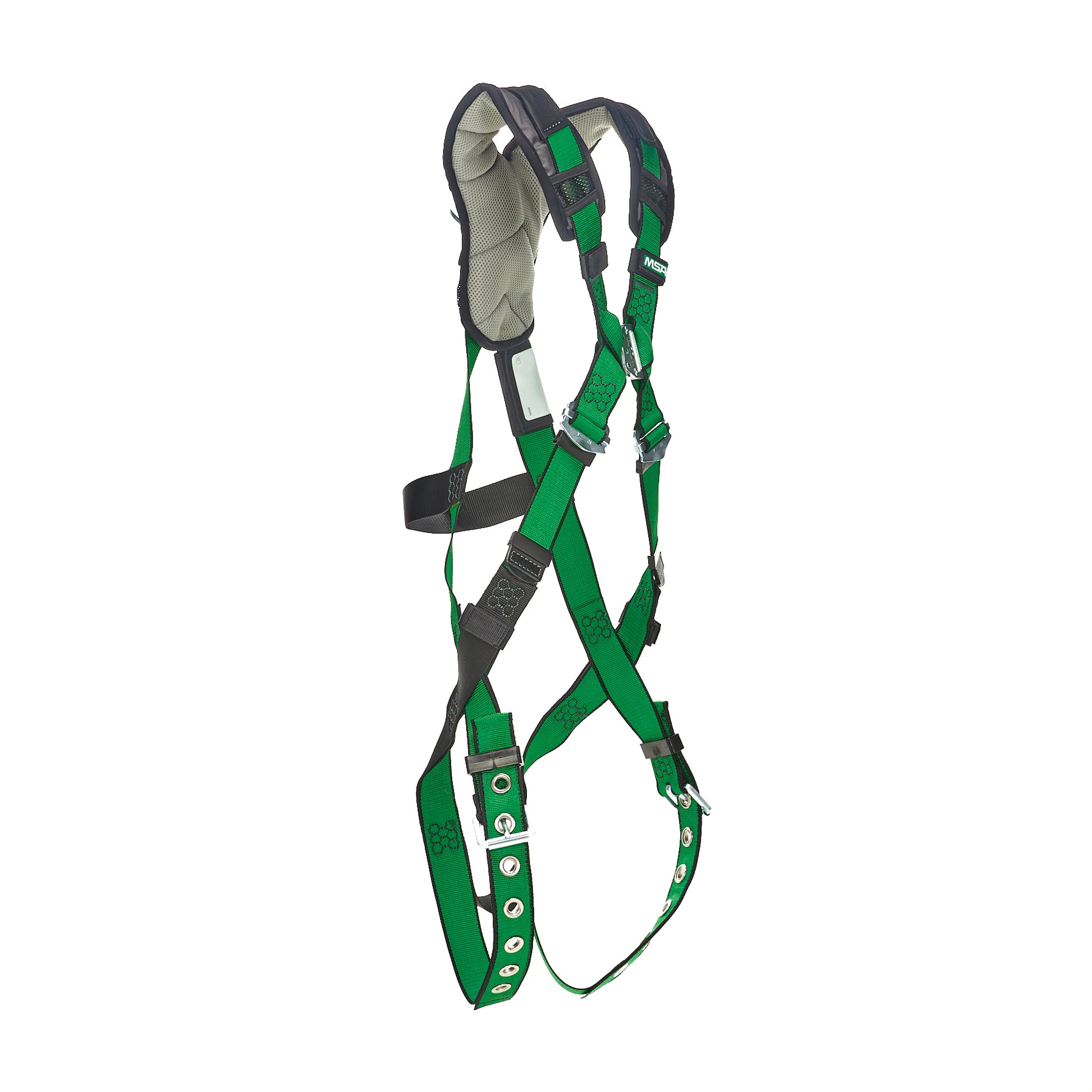 MSA V-FORM+ Harness w/Back D-Ring - Tongue Buckle Leg Straps - Extra Large - 10206086