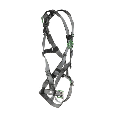 MSA V-FIT Harness w/Back D-Ring - Tongue Buckle Leg Straps - Standard - 10195092