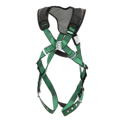 MSA V-FORM+ Harness w/Back & Front D-Rings - Tongue Buckle Leg Straps - Extra Small - 10206092