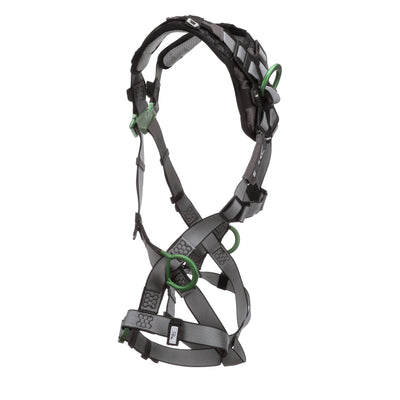 MSA V-FIT Harness w/Back & Side D-Rings - Quick-Connect Leg Straps - Shoulder Padding - Standard - 10194873