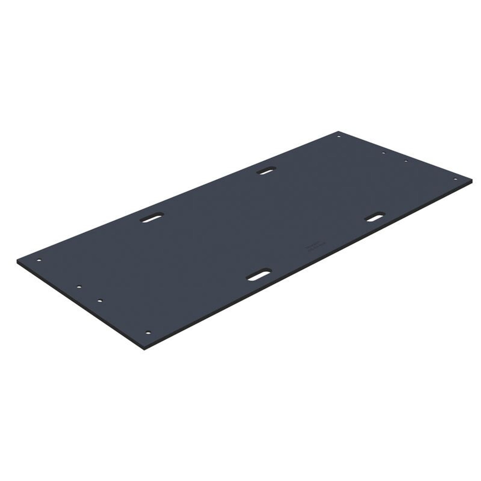 Ground Protection - Trakmat - 36" X 8' - One Side Smooth - Black - 90 Ton Load - TM3696-1S-B