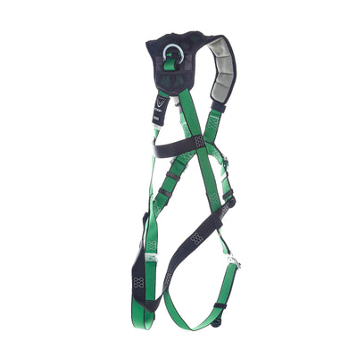 MSA V-FORM+ Harness w/Back, Front & Side D-Rings - Tongue Buckle Leg Straps - Standard - 10206137
