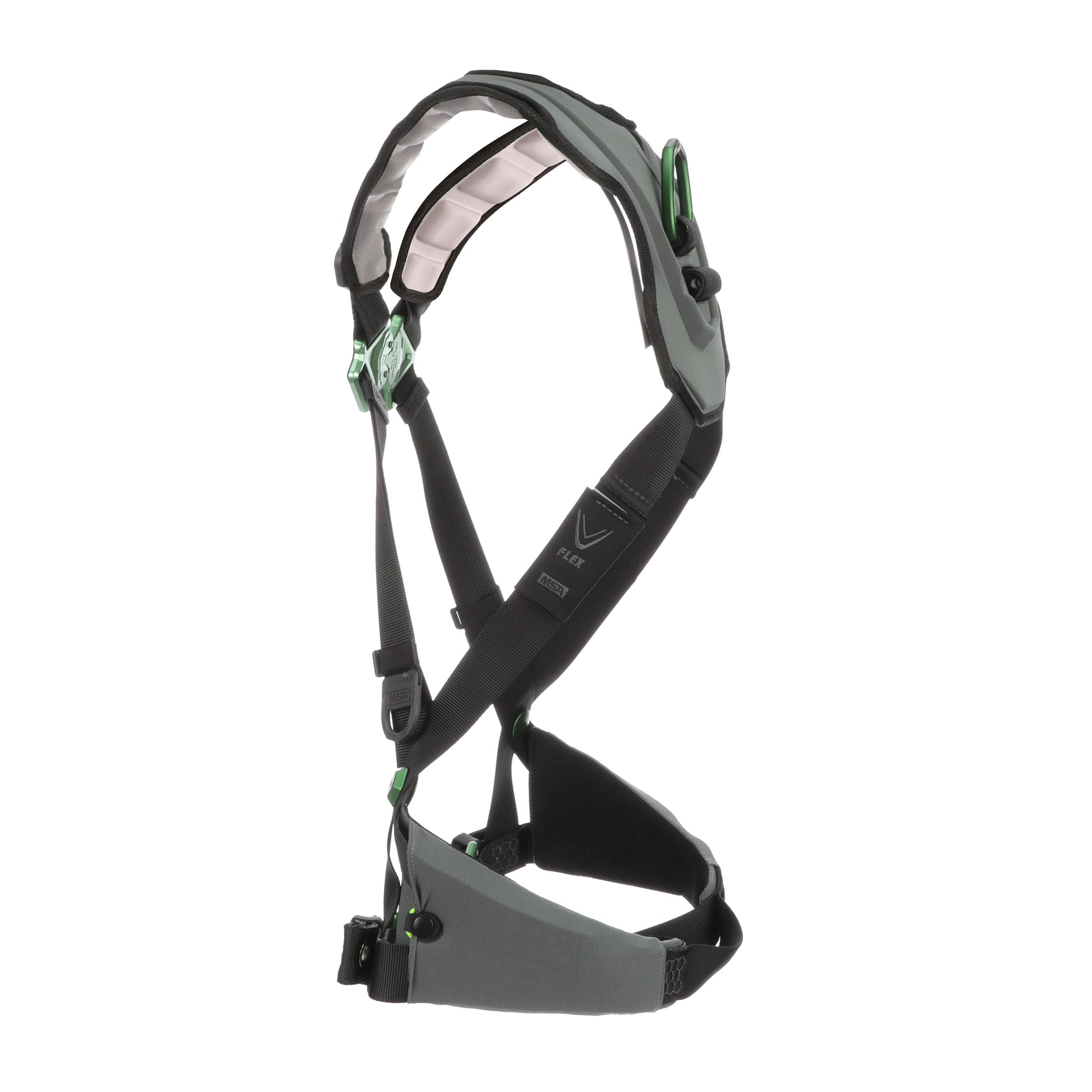MSA V-FLEX Harness w/Back D-Ring - Tongue Buckle Leg Straps - Standard - 10239984