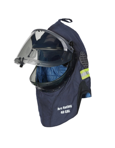 Enespro 40 cal AirLite Arc Flash Lift Front Hood - EN403HNDNB04AL