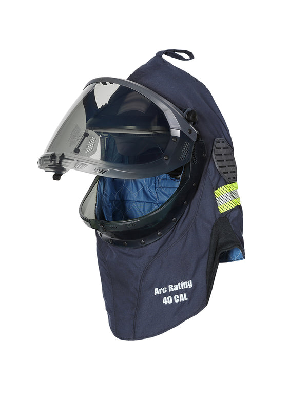 Enespro 40 cal AirLite Arc Flash Lift Front Hood - EN403HNDNB04AL