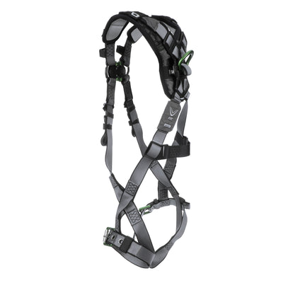 MSA V-FIT Harness w/Back D-Ring - Tongue Buckle Leg Straps - Shoulder & Leg Padding - Extra Small - 10194976