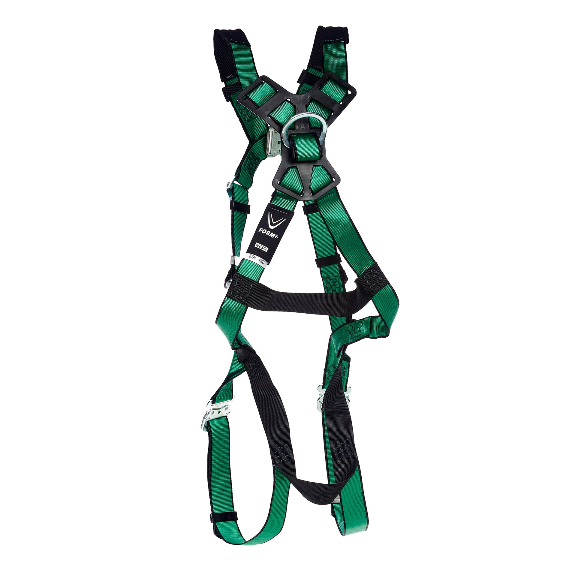 MSA V-FORM+ Harness w/Back D-Ring - Quick Connect Leg Straps - Standard - 10206133