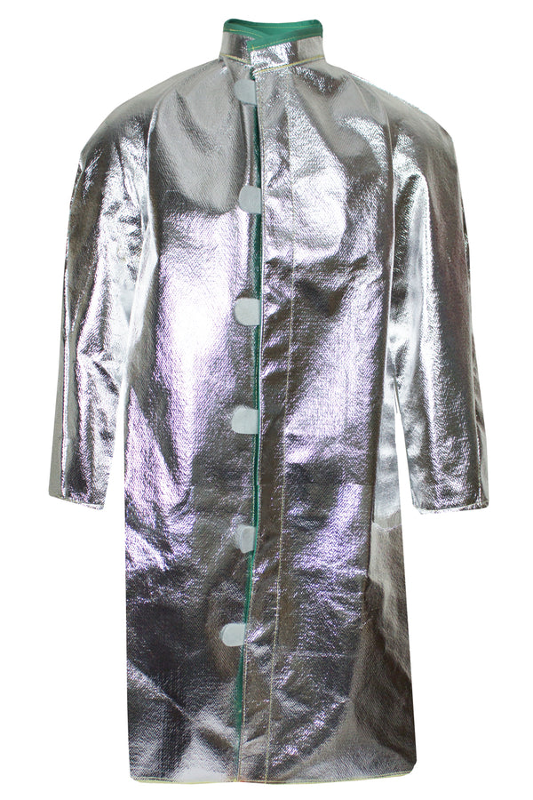 NSA CARBON ARMOUR SILVERS Aluminized Coat- 45" - C22NL 45