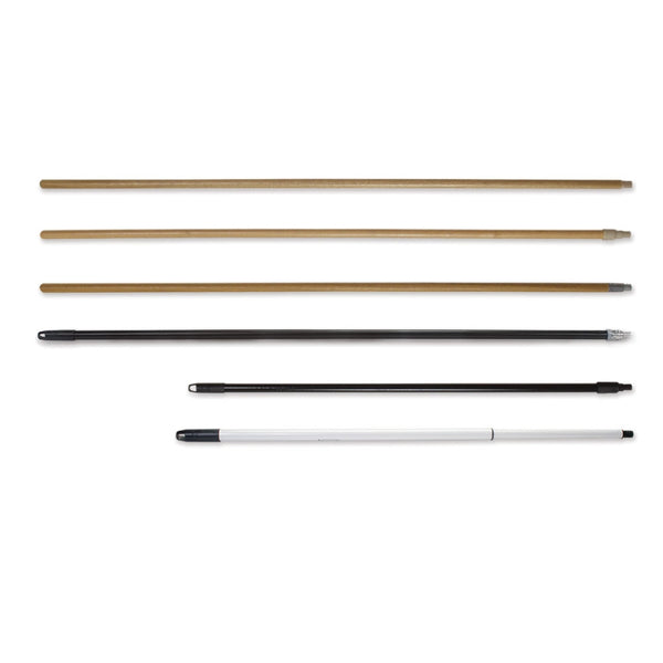 Malish 60" Metal Tip Threaded Wood Handle - 660060