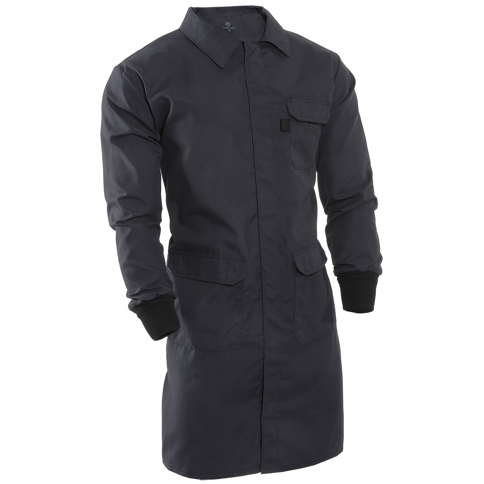 NSA FR Chemical Resistant Lab Coat - Navy Blue - LABCR-_ _-_ _