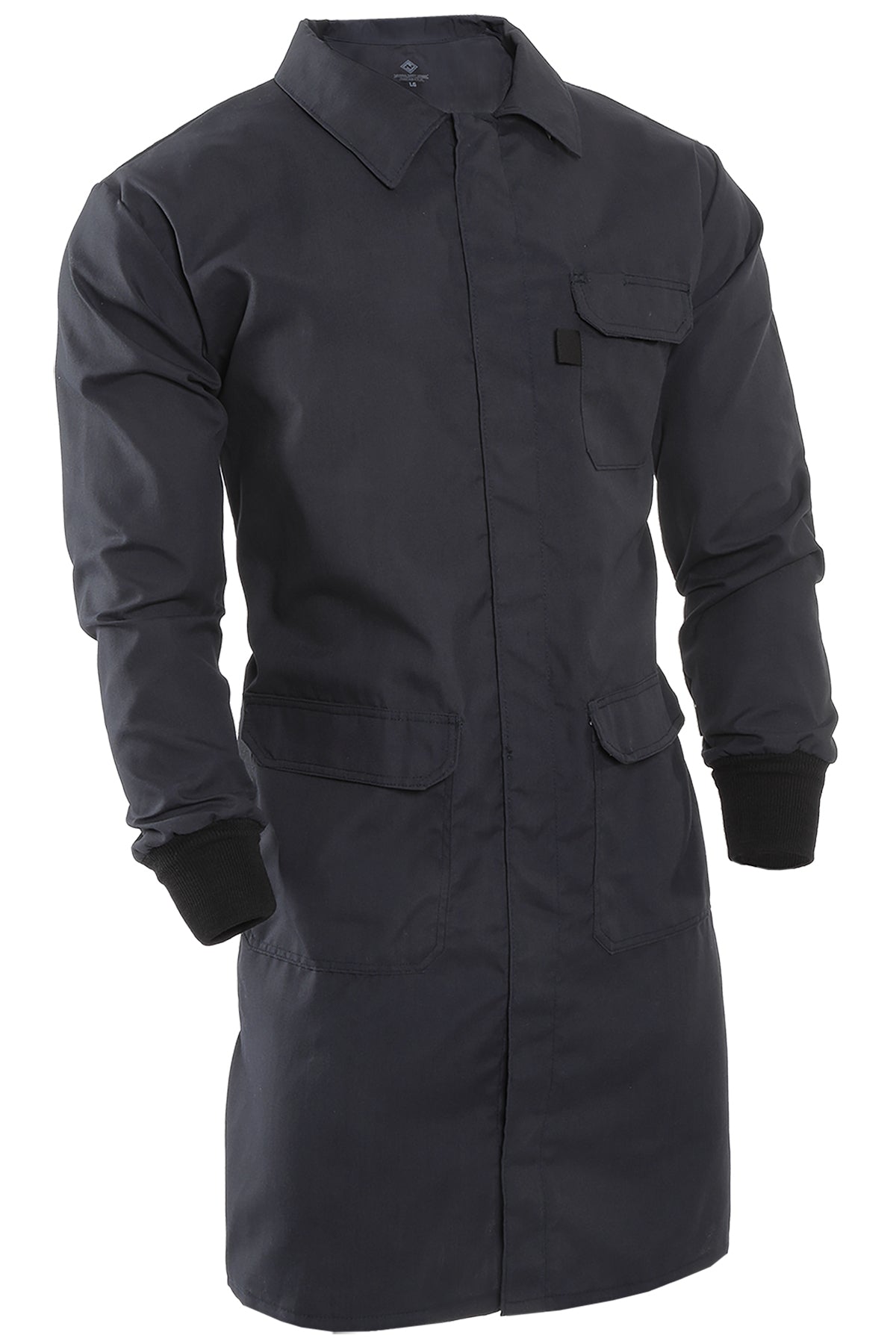 NSA FR Chemical Resistant Lab Coat - Navy Blue - LABCR-_ _-_ _
