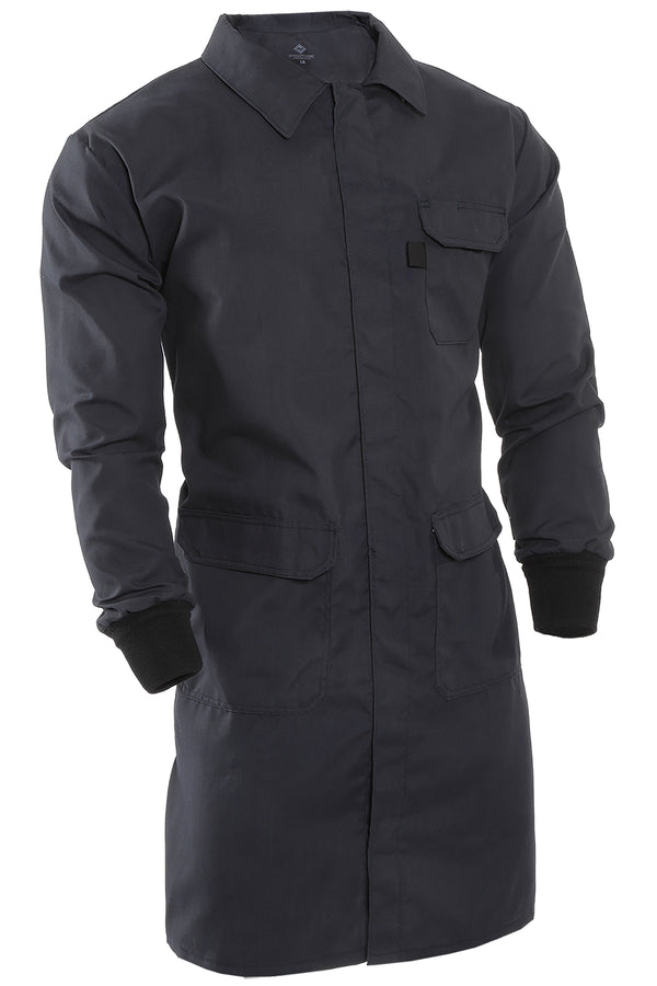 NSA FR Chemical Resistant Lab Coat - Navy Blue - LABCR